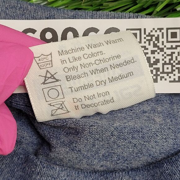 Vintage 80s Hanes Shirt Medium 18x26 Bleached USA - Picture 7 of 13